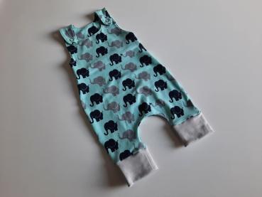 Strampler Elefanten Mint